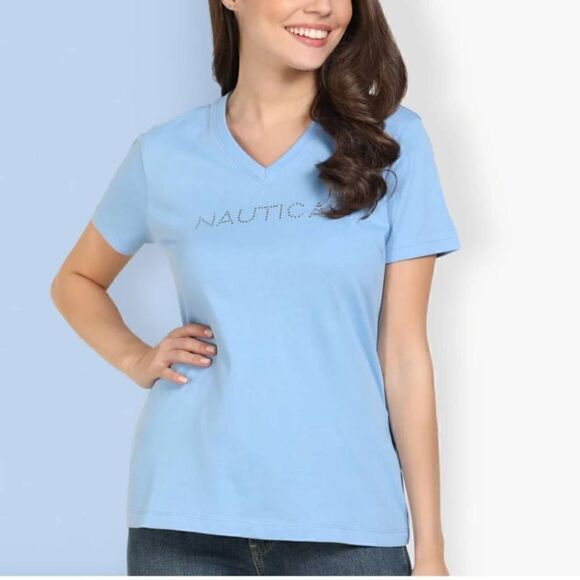 Nautica Bedazzled T-shirt - Picture 1 of 8